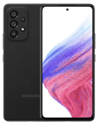 Produktbild von Samsung Galaxy A53 5G SM-A536B/DS, 16,5 cm (6.5"), 8 GB, 256 GB, 64 MP, Android 12, Schwarz