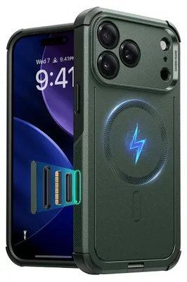 Obrázok produktu pre ESR - Cyber HaloLock ochranný obal na iPhone 17 Pro - zelený