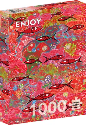 Obrázek produktu pro Puzzle 1000 dílků Enjoy – Deep Red