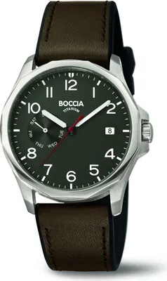 Produktbild von Boccia 3644-01 Herrenuhr Titanium 40mm 10ATM