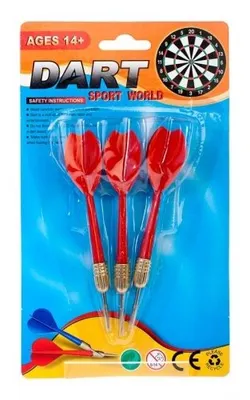 Produktbild von MEGA CREATIVE 337382 - Darts mit Metallspitze 3 Stück