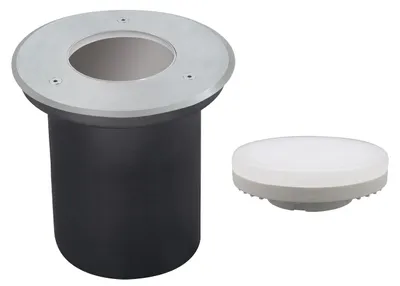 Immagine prodotto di Lampade da incasso a pavimento Paulmann 520 lumen IP67 LED 7W 230V GX53  Lampada da pavimento in acciaio inossidabile da 140 mm