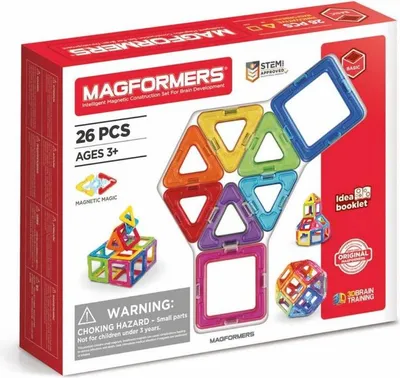 Image de Jeu de construction magnétique - Magformers 26 pièces