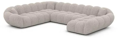 Produktbild von XXL Wohnlandschaft Maleron U-Form aus Stoff
