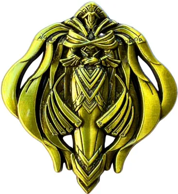 Produktbild von Blizzard World of Warcraft Shadowlands Richterin Arbiter Gold Pin – Limitierter Sammlerpin aus Metall mit Emaille – Hochwertiger WoW Anstecker