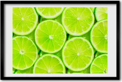 Produktbild von Bild 60x40 MDF-Rahmen, Wandkunst Zitronen