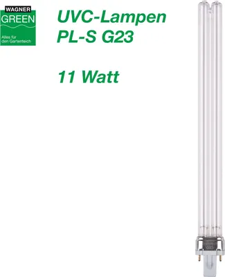 Produktbild von Wagner GREEN UVC Lampe G23 PL-S 11 Watt