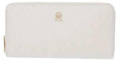 Produktbild von Tommy Hilfiger TH ICON LRG ZA MONO Damen Portemonnaie Weiß : Größe - UNICA Größe: UNICA