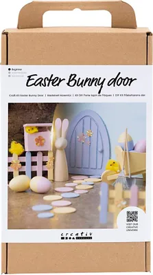 Produktbild von Creativ Company Miniaturtür Ostern Starterset Bastelset für Kinder