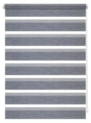 Produktbild von Doppelrolloluxe Gardinia 120X150 Cm. Natursilber