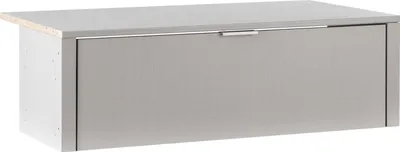 Produktbild von Innenschubkasten - Silbergrau Nachbildung - 100 x 45 cm - mit 1 Schublade