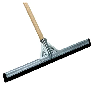 Produktbild von ® Wasserschieber Bodenabzieher Edelstahl mit Doppellippe 55 cm Metallstiel