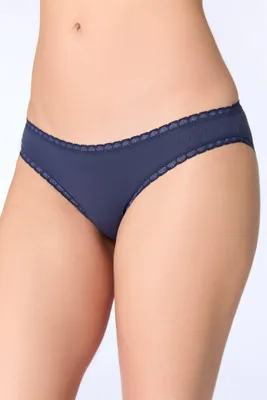 Produktbild von Bio-Baumwoll-Slip mit Spitze – 3er Pack