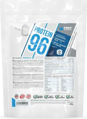Produktbild von Frey Nutrition Protein 96 - 500g Neutral