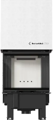 Immagine prodotto di Inserto per caminetto KRATKI REGNOR 600/400 7 kW Ø 200 3 lati in vetro con porta a molla