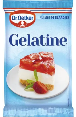 Produktbild von Dr. Oetker Gelatine 23 g – Hochwertige Gelatine für Desserts & Gelees