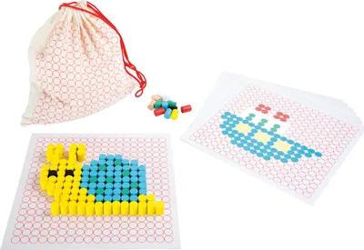Immagine prodotto di Piede piccolo 10106 Gioco educativo "Motivi colorati", colorato, 452 pezzi (1 set)