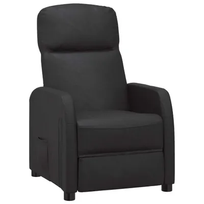 Immagine prodotto di vidaXL Poltrona relax in Pelle finta nera