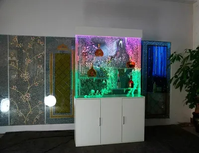Produktbild von Wasser Wand Water Wall Säule Unterschrank Trennwand Ragal Vitrine Wasserwände