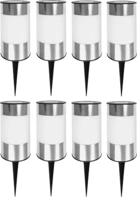Produktbild von 8x Solarleuchten Set mit Erdspieß IP44 Solarlampen LED Solar Gartenlampe Lampe
