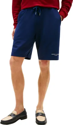 Obrázek produktu pro Pánské šortky Tommy Hilfiger, model Lounge Shorts Logo Sweatshort, krátké, modré (Carbon Navy), velikost L