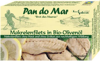 Produktbild von Pan do Mar Makrelenfilets in -Olivenöl - 120g