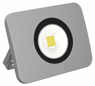 Obrázok produktu pre CENTURY LED reflektor Shuttle, štíhly, sivý, 20 W, 4000 K, 1400 lm, 120°, 120 x 32 x 95 mm, IP65, CEN SHSLIM-209540