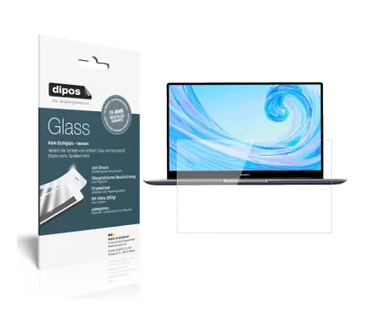 Produktbild von 1x Schutzfolie für Huawei MateBook D15 - Anti-Shock 9H Folie dipos Glass Kunststoffglas