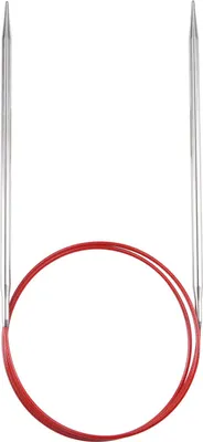 Produktbild von Rundstricknadel RED LACE Edelstahl 4,50 mm 80 cm