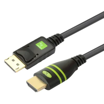 Image de Techly DisplayPort 1.1 auf HDMI Kabel schwarz 5m