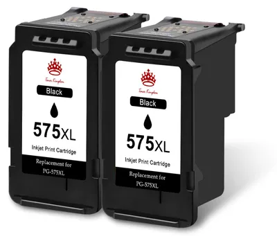 Produktbild von 2er-Pack Schwarz PG-575XL Kompatibel mit Canon 575 XL 576 XL PIXMA TS3550i TS3551i TR4750i TR4751i Printer