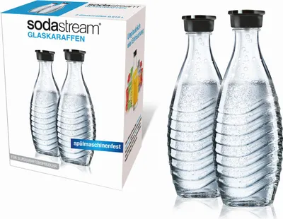 Produktbild von SodaStream Glaskaraffen 0,6 Liter im  2er-Pack, 764997