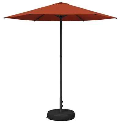 Zdjęcie produktu dla Parasol ogrodowy z podstawą 230 x 230 cm Poliester Prostokątny
