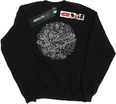 Produktbild von Star Wars - "Death Star" Sweatshirt für Herren BI45413 (XL) (Schwarz)