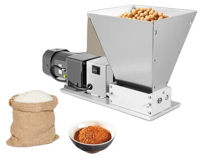 Obrázok produktu pre Elektrický mlyn na obilie, napätie 220 V, výkon 75 W, objem 4 litre, kapacita mletia 20 kg/hodinu, materiál: nehrdzavejúca oceľ