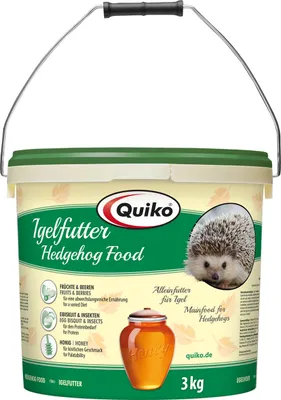 Produktbild von Quiko Igelfutter: Hochwertiges Trockenfutter für Igel 3kg