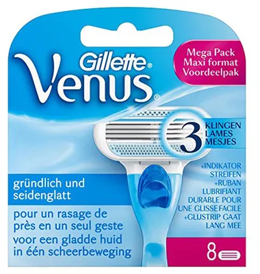 Zdjęcie produktu dla Ostrza do maszynki do golenia Gillette Venus, 8 sztuk