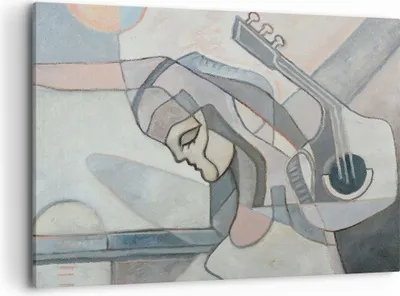 Produktbild von Bild auf Leinwand - Leinwandbild - Abstraktion modern - 100x70cm - Wand Bild - Wanddeko - Leinwanddruck - Bilder - Kunstdruck - Wanddekoration - Leinwand bilder - Wandkunst - AA100x70-3739