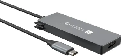 Produktbild von Techly Hub USB-C 4 in 1
