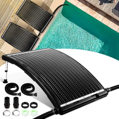 Produktbild von TolleTour Solarheizung Schwimmbad Poolheizung Pool Solarabsorber schwarz 110 x 69 x 14 cm