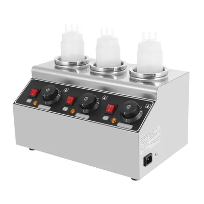 Produktbild von 240W Heat Preserver Komerční elektrický ohřívač omáček Jam 3 lahve 220V