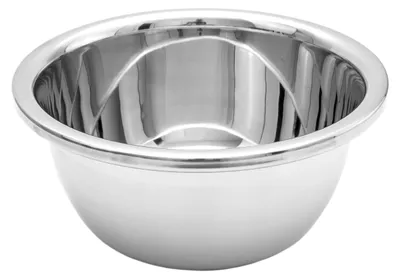 Produktbild von Edelstahl Schüssel 3 Liter Ø 26cm Rührschüssel für Teig kneten zum Salat Servieren Robust spülmaschinengeeignet Teigschüssel Backen Kochen Zubehör