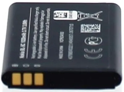 Zdjęcie produktu dla Bateria do telefonu Nokia 222, litowo-jonowa, 3,7 V, 1020 mAh, czarna.