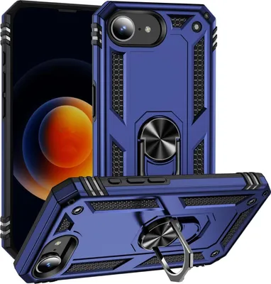 Produktbild von Armor Shield Handyhülle für Apple iPhone 17e / iPhone 16e Hülle Ultra Hybrid Case Schutzhülle, Blau