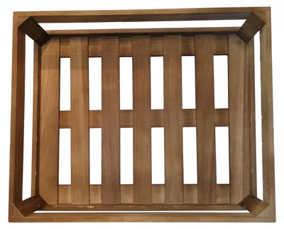 Produktbild von Holzkiste ca. 46 x 37 x 14 cm Korb Aufbewahrung braun Kiste