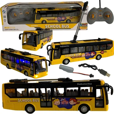 Produktbild von Ferngesteuerter Schulobus Öffentlicher Nahverkehr Lichteffekte Rc