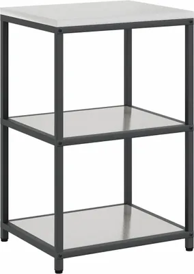 Zdjęcie produktu dla vidaXL Szafka kuchenna HATTEM, srebrna, 60 x 50 x 92 cm, stal