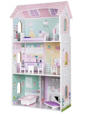 Image de Maison de poupée en bois Blueberry Residence Ecotoys