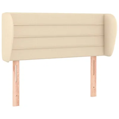 Produktbild von vidaXL Kopfteil mit Ohren Creme 83x23x78/88 cm Stoff