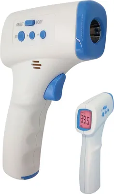 Produktbild von Grundig ED-18993: Infrarot-Digital-Thermometer mit LED-Licht-Anzeige
